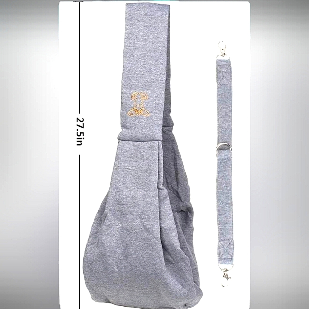Dog and Cat Sling Carrier – Hands Free Reversible Pet Papoose Bag - Soft Pouch a - Picture 7 of 7
